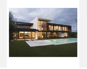 Villa Prefabricada de Lujo de 240 Metros Cuadrados, de Dos Pisos, con 4-5 Dormitorios, Estilo Moderno de Mediados de Siglo, <span class=keywords><strong>Casa</strong></span> Contenedor con Paneles Sándwich, Hotel - Product Image 4
