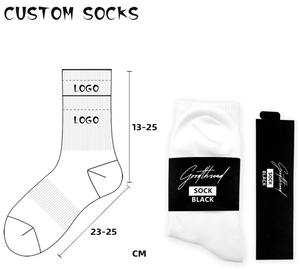 ถุงเท้าลายผีเสื้อสีดำและสีขาวน่ารักทำจากโรงงาน - Product Image 6