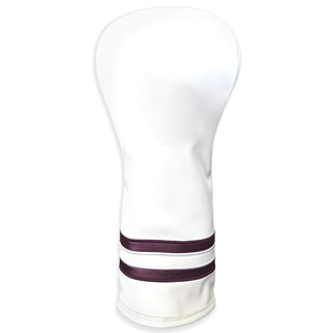 Housse de tête de club de golf en cuir PU sur mesure avec logo brodé, housses de haute qualité avec fermeture élastique - Product Image 3