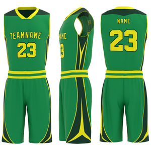 Ensemble de maillots de basket-ball personnalisés par sublimation, créez votre propre design avec le nom et le numéro de votre équipe, maille respirante, entraînement universitaire - Product Image 3
