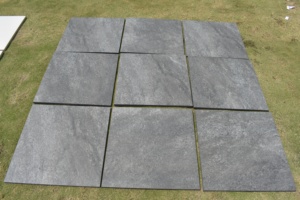 Robuste R11 Marteau Pierre Nero Extérieur Porcelaine 600x1200mm Céramique Antidérapante pour Sols Robustes Piscines Modernes Salles De Bains - Product Image 2