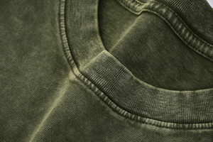T-shirt en maille surdimensionné vintage délavé à l'acide de haute qualité, avec impression graphique personnalisée, coupe lourde, longueur standard, style streetwear - Product Image 4
