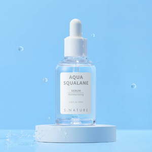 S.NATURE AQUA SQUALANE SERUM 50mL Sérum hydratant profond pour le visage, contrôle du sébum, soin coréen, apaisant, calmant, resserre les pores - Product Image 1