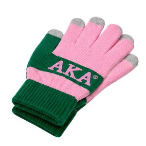 Pink Green <b>Knitted</b> <b>Gloves</b> Warm Winter <b>Gloves</b> Fashion Finger <b>Gloves</b> Casual Outdoor Accessories Soft Comfortable Hand Wear - Product Image 6