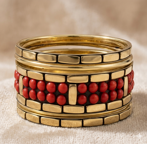 High Quality Handcrafted Fashion Resin <b>Bangle</b> <b>Bracelet</b> for Women Customized Wholesale from India - Product Image 1