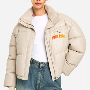 Nouvelle veste matelassée réversible imperméable pour femme avec capuche, en coton, col en fourrure, décontractée et chaude pour l'hiver - Product Image 4