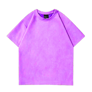 T-shirt décontracté vintage pour homme, couleur unie, coupe ample, 100 % coton, manches courtes, anti-plis, séchage rapide, écologique et respirant - Product Image 2