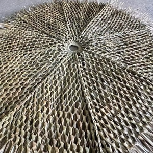Couverture de parasol en chaume vietnamien pour parasol de patio de resort, décoration extérieure, matériau de toiture - Product Image 1