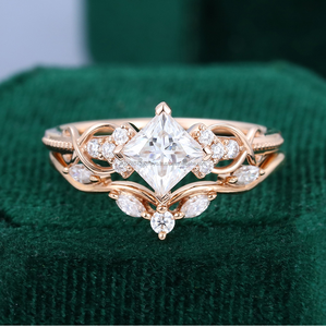 Anillo de compromiso de diseñador clásico 925 Plata rombo corte moissanita diamante diseño Premium tendencia joyería fina regalo para mujer - Product Image 1