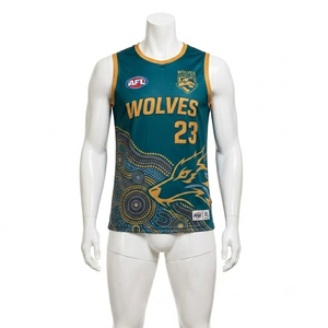 เสื้อทีม AFL แบบ OEM ODM สกรีนโลโก้ ชื่อ หมายเลข ด้วยเทคนิคการพิมพ์แบบ Dye Sublimation โรงงานผลิตชุดกีฬา - Product Image 1