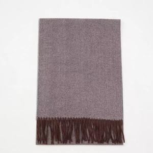 Bufanda Gris de Color Sólido con Borlas, Chal de Poliéster, Regalo de Invierno para Ferias Comerciales, Obsequio de Bienvenida - Product Image 2