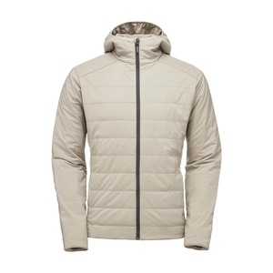 Veste d'hiver pour homme à capuche personnalisée, fermeture éclair, imperméable, respirante, motif uni, rembourrage en polyester, coupe-vent, chaude, pour les grandes tailles - Product Image 5