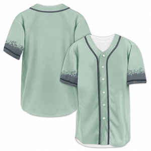Newest Style Custom Adult Baseball Jersey Printed Custom Logo Durable 100% Polyester High Quality Breathable Quick Summer <b>Half</b> - Product Image 1
