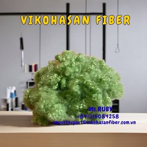 Factory Direct 100% Green Polyester Staple Fiber 15D HCS GRS OEKO-<b>TEX</b> Certified Flame Retardant Filling Material Sofa Furniture - Product Image 6