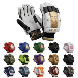 Fielding Lightweight Cricket Batting <b>Gloves</b> Protective PU Leather Palm Breathable Anti slip Grip Sports <b>Gloves</b> for Men & Youth - Product Image 1
