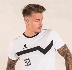 Wholesale Custom 100% Cotton Men's T Shirt Blank Men's t-shirt Plain High Quality T Shirt for Men Print <b>Logo</b> - Product Image 3