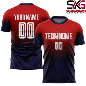 Ensemble de maillots de football personnalisés, imprimés par transfert thermique, uniforme de football, kit en polyester à séchage rapide, nom et numéro pour adultes et jeunes - Product Image 6
