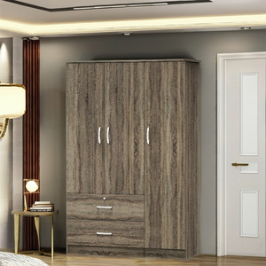 Armario Organizador de Almacenamiento de Gran Venta para Dormitorio, Ropero Clásico de Madera Hecho en Malasia 1239 - Product Image 1