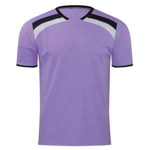 T-shirt de supporter de football pour homme 100% polyester à manches courtes, tailles jeunes et adultes, pour les fans de football et de clubs sportifs, formel - Product Image 1