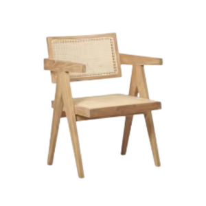 Chaises de salle à manger pour la maison et l'hôtel, chaises de jardin en teck avec combinaison rotin, mobilier de salle à manger pour la maison - Product Image 4