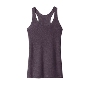 Camiseta sin mangas de poliéster para mujer OEM, de secado rápido y tela ligera para gimnasio, yoga y entrenamiento, con logo y colores personalizados, venta al por mayor. - Product Image 1