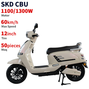 Moto électrique tendance CKD SKD 12 pouces 1100/1300W, vitesse maximale 60 km/h, nouveau modèle, prix usine, cyclomoteur électrique pour adultes - Product Image 2