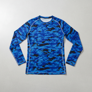 Custom Gradient Rash Guard for Women Four way Stretch UPF50 <b>Surfing</b> Freediving Sublimation <b>Printing</b> Personalized Logo Rashguard - Product Image 1