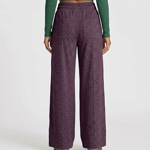 2026 New Arrived Winter <b>Lace</b> Streetwear Solid Color <b>Elastic</b> Waistband Drawstrings Sweatpants Wide Bottom Straight Leg Hip Hop - Product Image 6