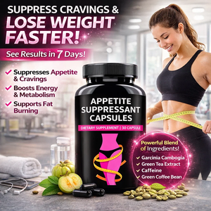 Cápsulas Naturales Supresoras del Apetito para el Control de los Antojos, el Manejo del Hambre y el Apoyo a la Pérdida de Peso Saludable - Product Image 1