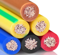 Câble BV BVR, câble en cuivre isolé, câble à un seul conducteur, PVC, bâtiment, CE ROHS, câbles électriques multicolores pour le câblage domestique