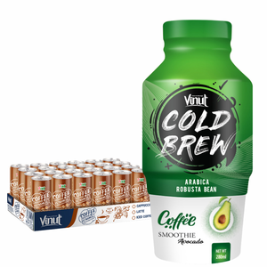 Bebida de Café Frío Arábica Robusta en Lata de Aluminio de 280 ml VINUT OEM ODM Marca Privada Distribuidor Mayorista Importador - Product Image 1