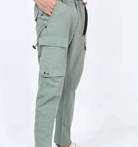 Pantalones Cargo Casuales para Mujer, para Exteriores, con Múltiples Bolsillos, Transpirables, Cómodos, de Mezcla de Algodón, Estilo Urbano - Product Image 2