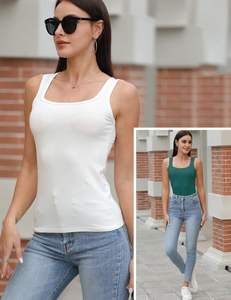 Débardeur Femme en Tissu Tricoté Lisse, Extensible, Respirant, Léger et Confortable – Idéal pour la Gym, le Yoga, les Tenues Décontractées et Urbaines - Product Image 4