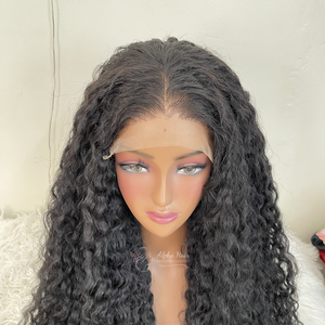 Cierre de Cabello Humano Virgen Vietnamita Alpha Hair, Tejido a Mano con Puntas Completas, Ondulado Profundo, Cierre Frontal de Encaje - Product Image 1