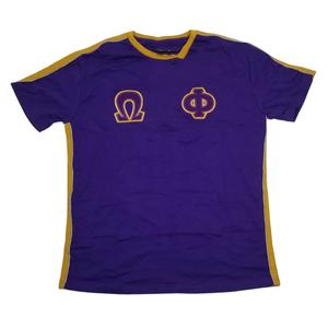 Camiseta Personalizable con Logotipo OMEGA PSI PHI de Verano, Alta Calidad, 100% Algodón Tejido, Corte Regular, Transpirable y de Secado Rápido para Hombre - Product Image 1
