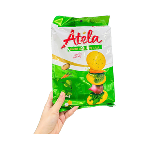 LIBRA Atela 228g Craquelins aux légumes Biscuits halal sains croustillants à l'oignon Sachets sucrés salés Produit FMCG vietnamien - Product Image 1