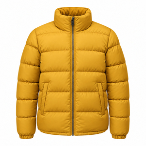 Eco-Friendly Quick Dry <b>Waterproof</b> <b>Warm</b> Winter Puffer Jacket for MenFashion Style Solid Color Streetwear - Product Image 3