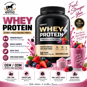 Elma Food Whey <b>Protein</b> Concentrate <b>1KG</b> Zero Sugar Added 50 Servings BCAA Muscle Growth Formula GMO Free <b>Protein</b> <b>Powder</b> - Product Image 1