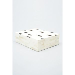Handmade Natural Bone Inlay Tableware Box Decorative Storage for Jewelry Organizer and Dry Fruit Container - Product Image 2