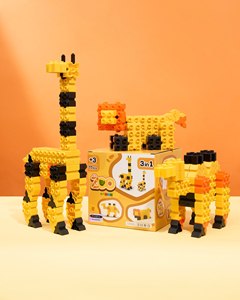 Morphun Modern Buildings 3-in-1 STEM Construction Toy Set Value Pack Educational 40-Piece Plastic Kit for Kids Ages 4-6 Years - Product Image 2