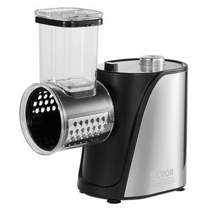 250 elettrica W sparatutto per insalata formaggio grattugia affettatrice per verdure trituratore in acciaio inox Food Cutter 5 accessori per formaggi di frutta - Product Image 1
