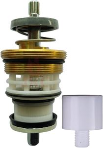 Cartucho de latón macizo de primera calidad para grifos ocultos, grifos de corte, mezcladores, reparación y mantenimiento de plomería, duradero - Product Image 4