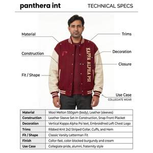 Veste de baseball universitaire personnalisée pour homme, corps en laine Melton, manches en cuir véritable, style universitaire, taille 3XL, fabricant OEM - Product Image 5