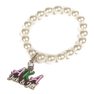 Elegant Pearl Beaded <b>Bracelet</b> with Metal Charms <b>Stretch</b> Wrist <b>Bracelet</b> Fashion Jewelry Accessory for Women Gift Everyday Wear - Product Image 4
