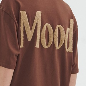 T-shirt pour homme en coton pur avec broderie chenille et lettres, logo personnalisé, vente en gros - Product Image 1