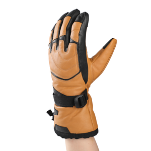 Guantes Cortos de Alta Calidad Unisex de Cuero Genuino, Guantes de Medio Dedo para Ciclismo y Motociclismo, Transpirables - Product Image 1