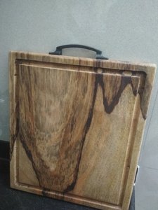Tabla de Cortar de Madera Rectangular con Asa, Tabla Grande para Preparar Alimentos para el Hogar, Restaurantes y Servicios de Catering - Product Image 6