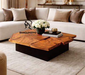 Mesa de centro única de madera de suar - Product Image 1