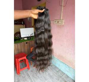 El mejor cabello natural marrón en trama, cabello Remy indio sin procesar, puntas de un solo trama para trenzar, en oferta. - Product Image 3