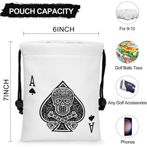 Organisateur de balles de golf en cuir de haute qualité, offrant un rangement pratique et un aspect luxueux, en vente à un prix abordable. - Product Image 6